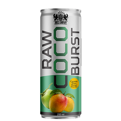 Raw Coco Burst Coconut Water with Pulp 250ml Can